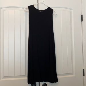 Black asos tank dress